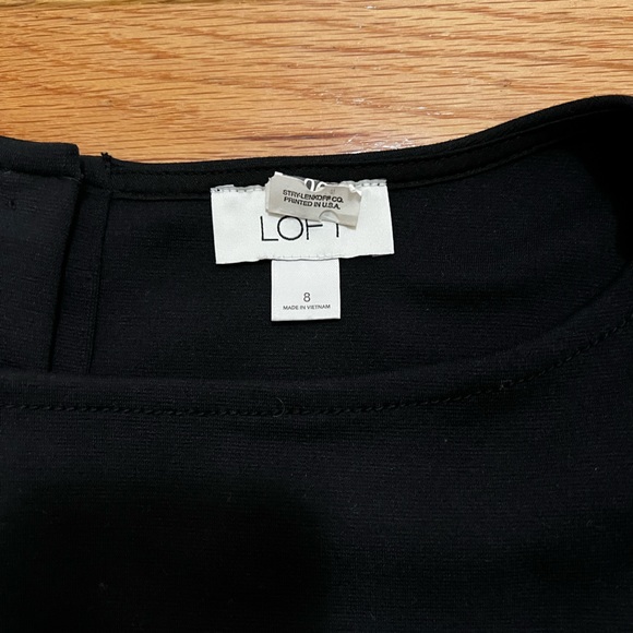 LOFT cap sleeve short shirt dress - Picture 4 of 5